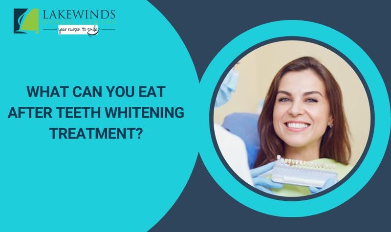What can you eat after teeth whitening treatment