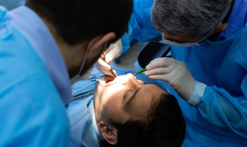 Oral surgery in Ludington